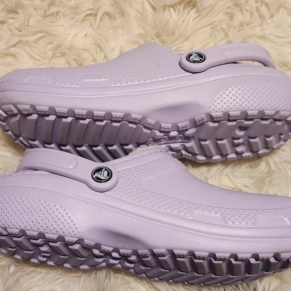 Crocs Shoes - Light Purple W/ Fur ***NWOT*** - Picture 4 of 5
